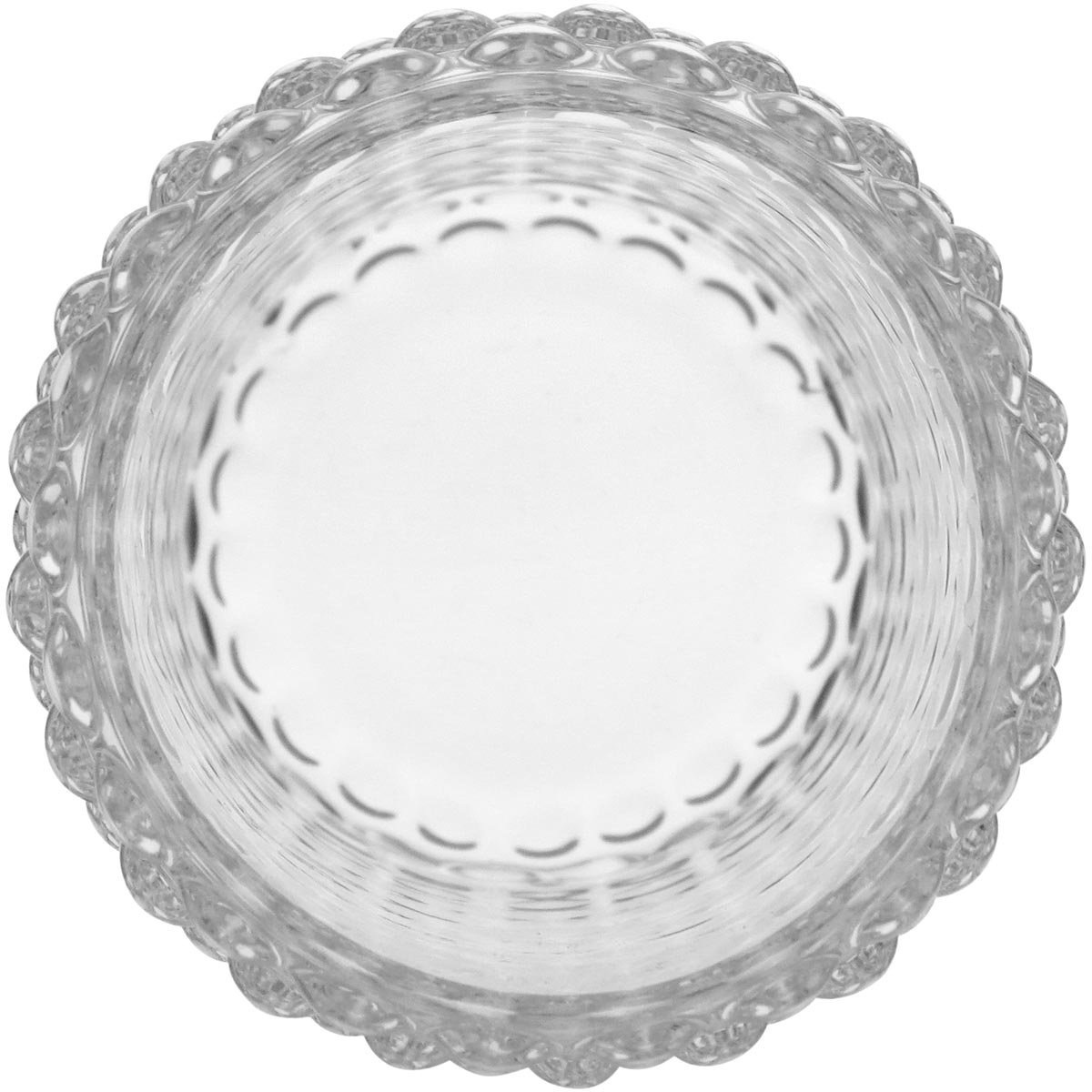 Castiçal Porta Velas Vidro Transparente 12x8cm - Decoração Elegante