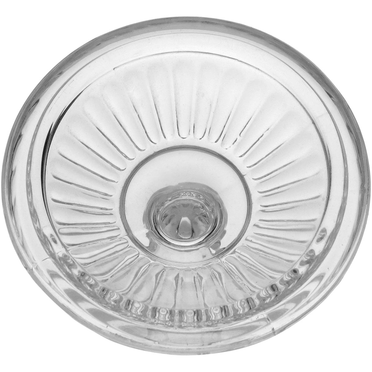 Potiche Ballon de Vidro Transparente 15x8cm para Decoração e Armazenamento