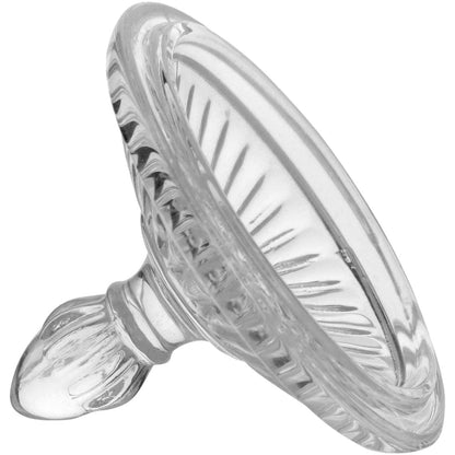 Potiche Ballon de Vidro Transparente 15x8cm para Decoração e Armazenamento