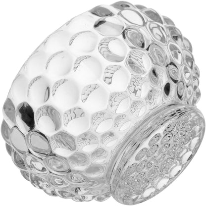 Potiche de Vidro Transparente 11x10cm Bomboniere Decorativa