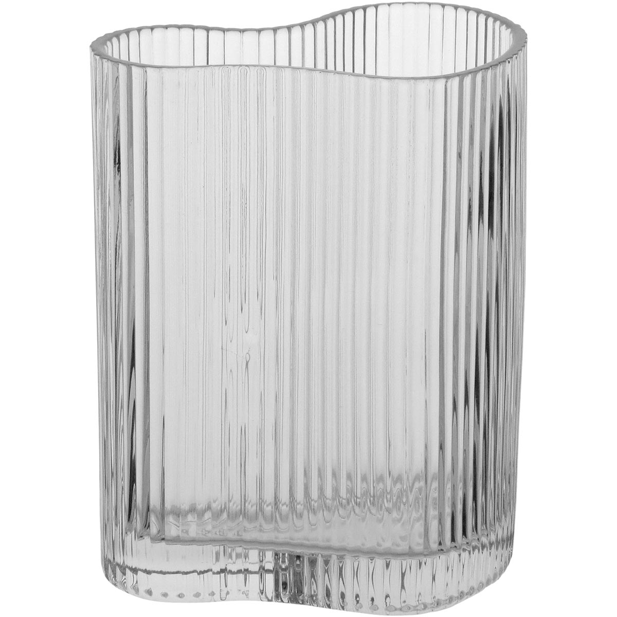 Vaso Vidro 21x17x16cm Transparente