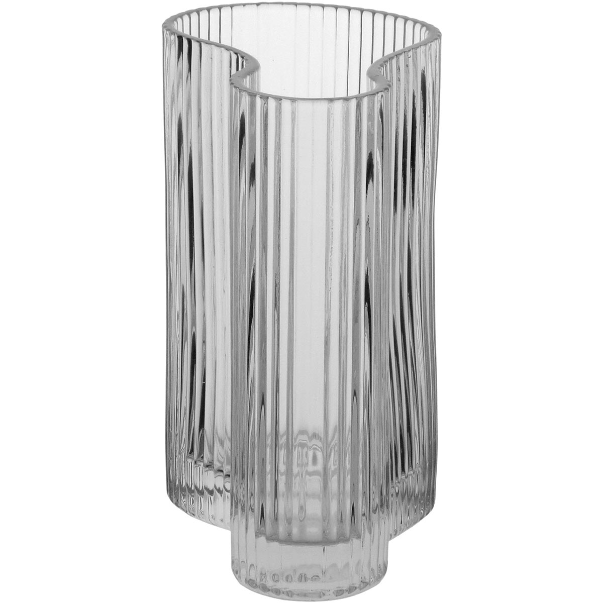 Vaso Vidro 21x17x16cm Transparente