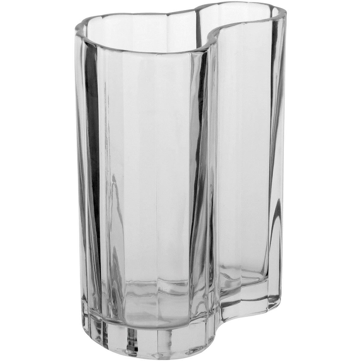 Vaso Vidro 21x17x16cm Transparente