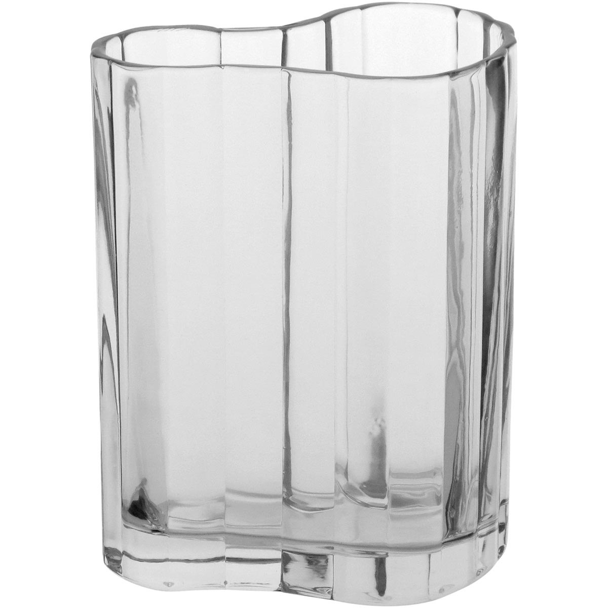 Vaso Vidro 21x17x16cm Transparente