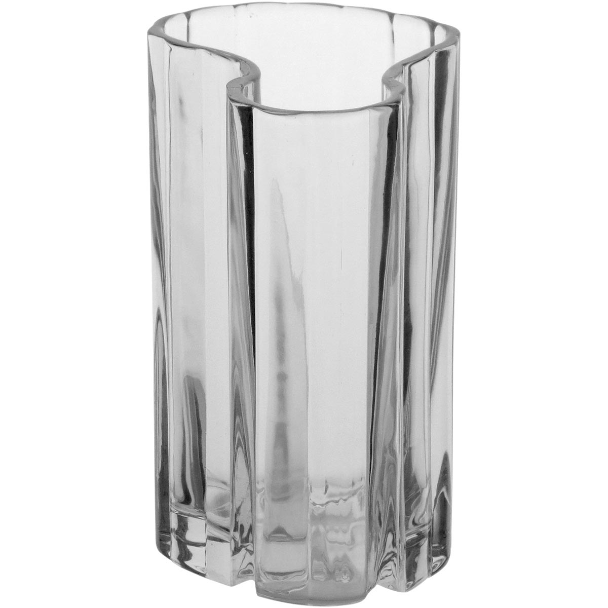 Vaso Vidro 21x17x16cm Transparente