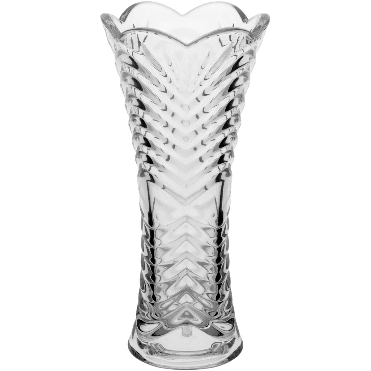Vaso Vidro 19x9x9cm Transparente