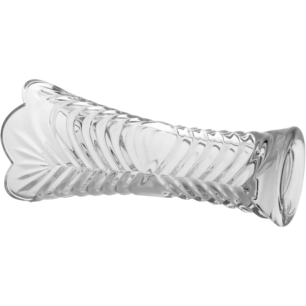 Vaso Vidro 19x9x9cm Transparente