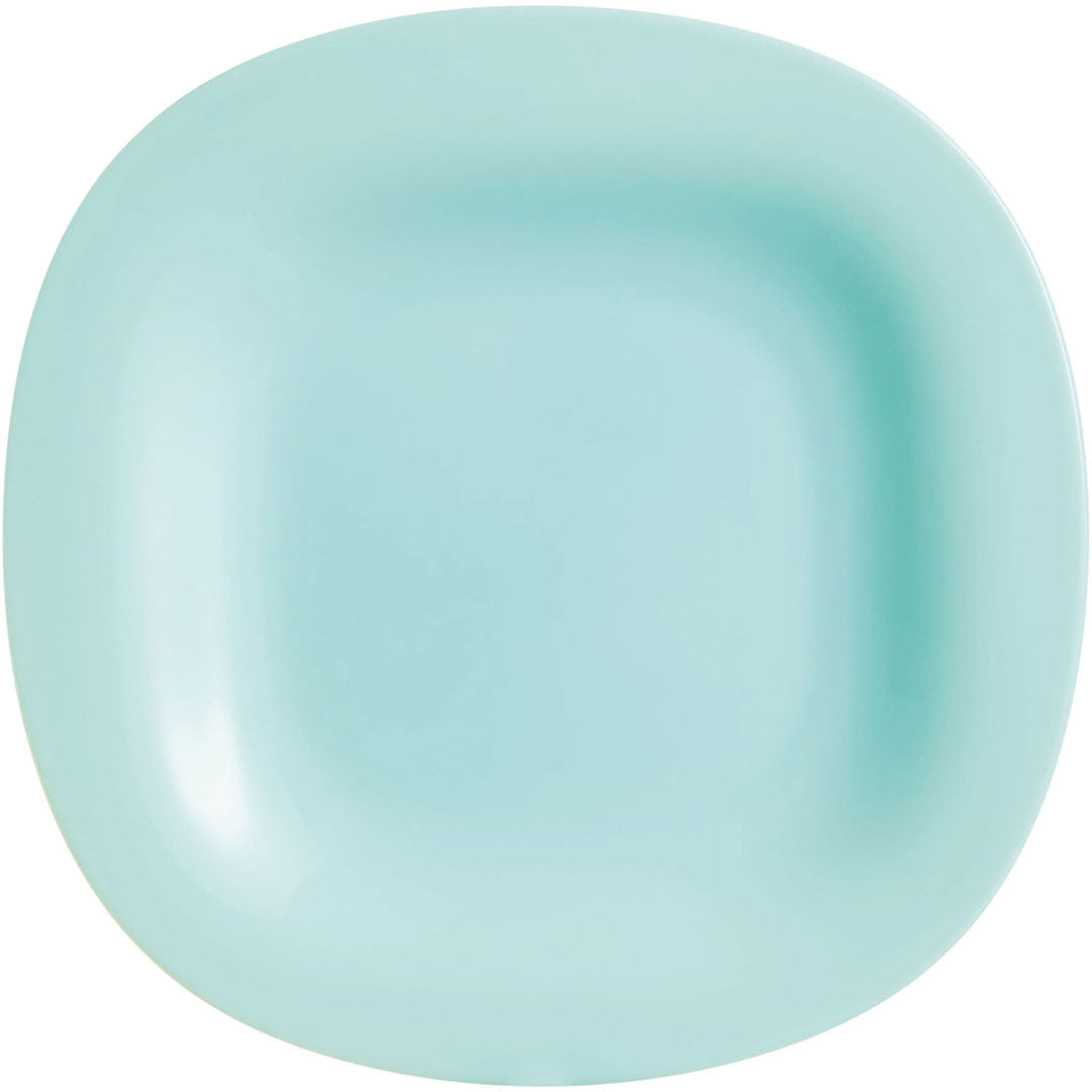 Prato Sobremesa Luminarc Carine Vidro Temperado Verde 19,7cm 6 Peças