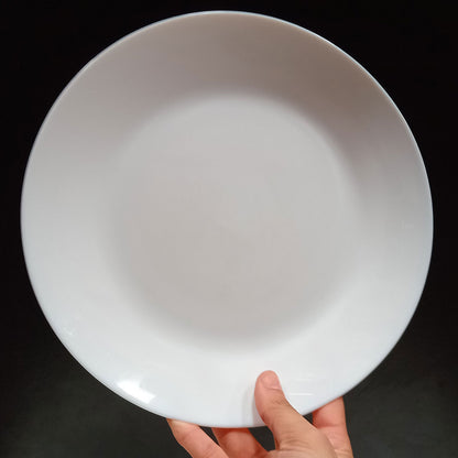 Conjunto 6 Pratos Rasos Branco Arcopal Zelie Vidro Temperado 25cm