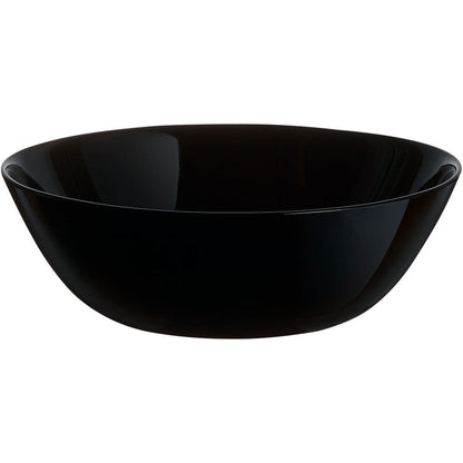 Saladeira de Vidro Temperado Preto Arcopal Zelie 16x16cm 5,7cm