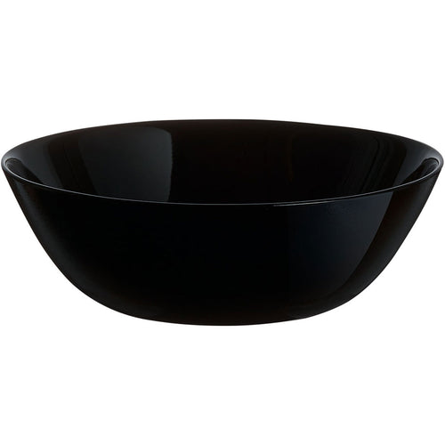 Saladeira de Vidro Temperado Preto Arcopal Zelie 16x16cm 5,7cm