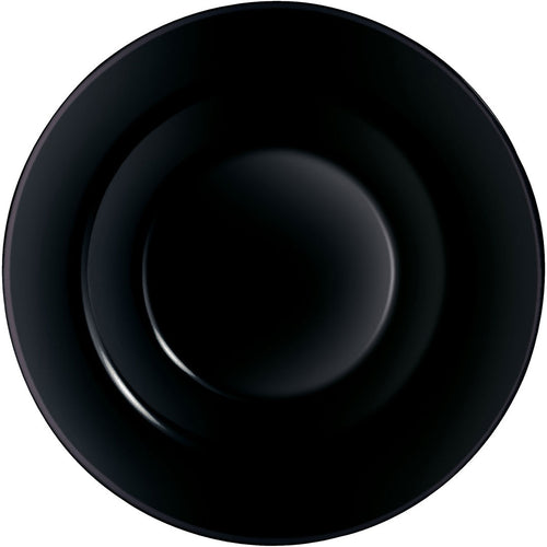 Prato Pasta Luminarc Friend's Time Vidro Temperado 28cm Preto