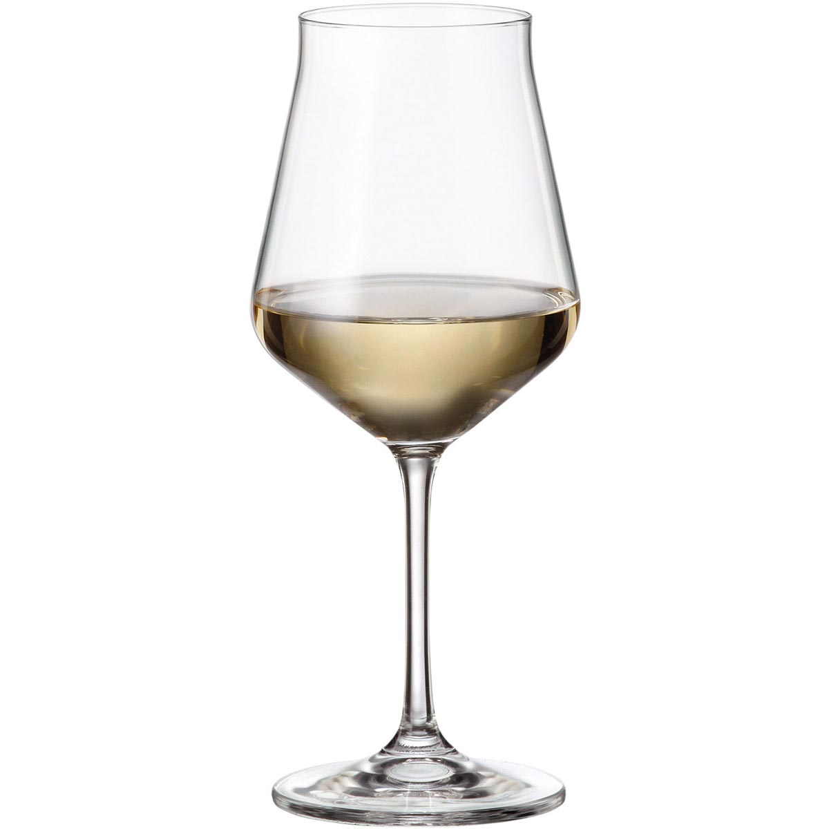 Conjunto 6 Taças Vinho Branco Bohemia Lida Cristal 450ml Transparente