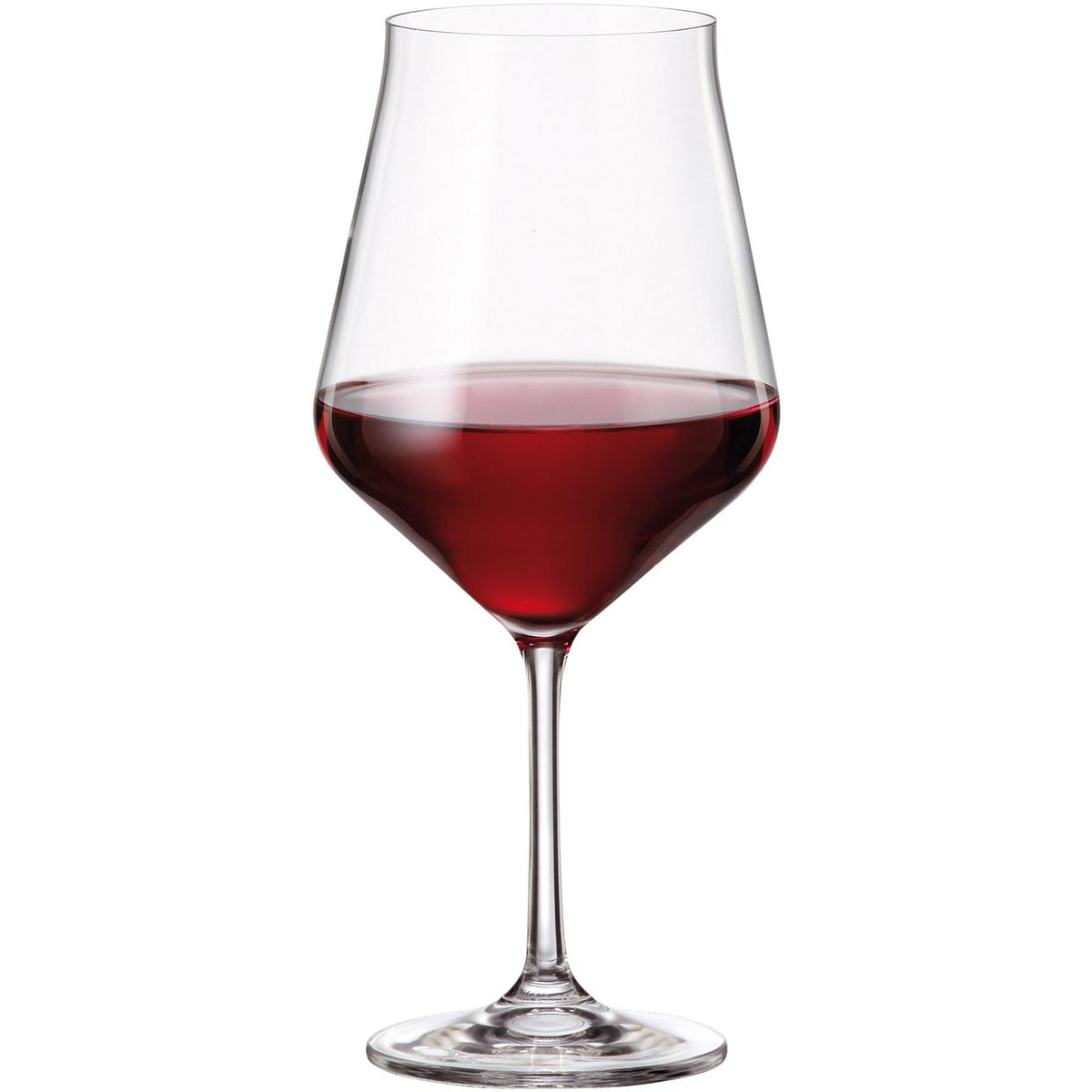 Conjunto 6 Taças de Vinho Bohemia Lida Cristal 690ml Transparente