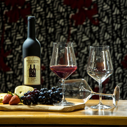 Conjunto 6 Taças de Vinho Bohemia Lida Cristal 690ml Transparente