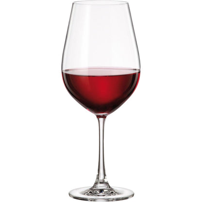 Conjunto 6 Taças de Vinho Bohemia Sarah Cristal 690ml Transparente