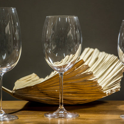 Conjunto 6 Taças de Vinho Bohemia Natalia Cristal 590ml Transparente