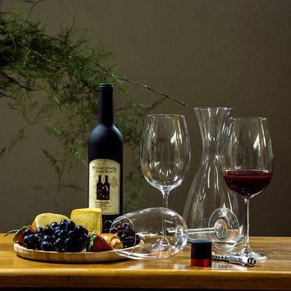 Conjunto 6 Taças de Vinho Bohemia Natalia Máxima Cristal 850ml Transparente