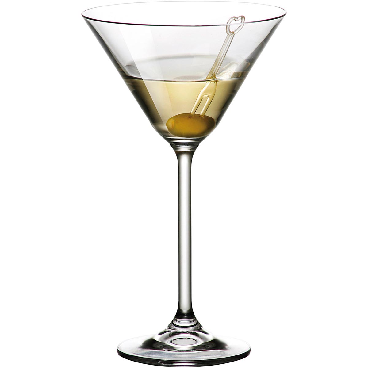 Jogo 6 Taças Martini Bohemia Natalia Cristal 280ml Transparente