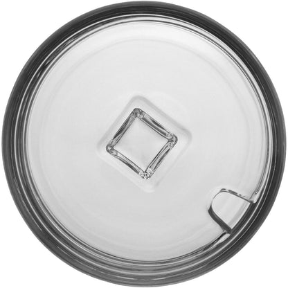 Açucareiro de Vidro Transparente 270ml com Tampa - Elegante e Funcional