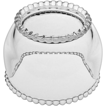 Açucareiro de Vidro Transparente 200ml com Tampa - 11x10cm