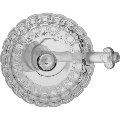 Meleira de Vidro Transparente 170ml com Colher 11x8x8cm