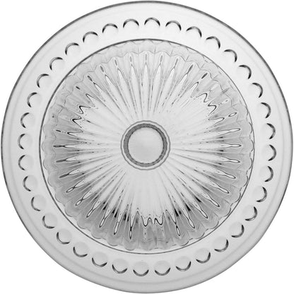 Queijeira de Vidro Transparente 13x20cm com Tampa - Ideal para Queijos