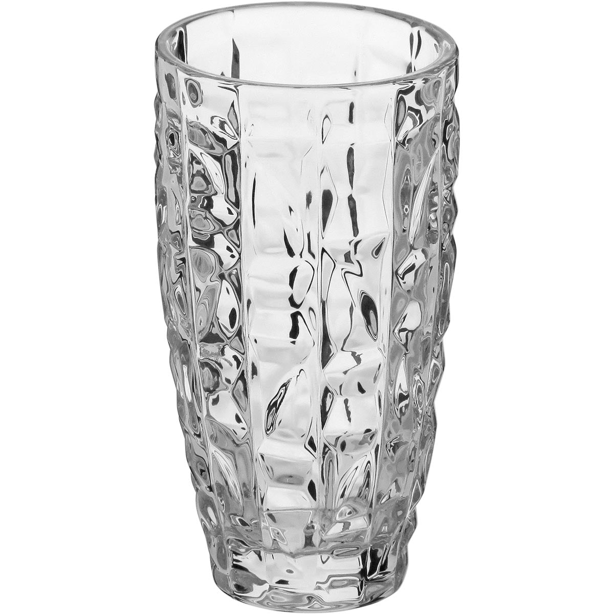 Vaso Vidro 19x9x9cm Transparente