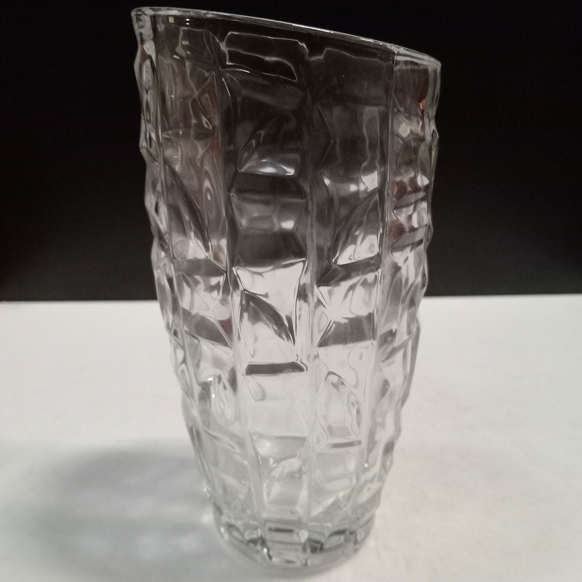 Vaso Vidro 19x9x9cm Transparente