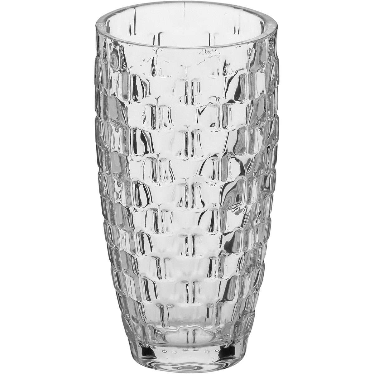 Vaso Vidro 19x9x9cm Transparente