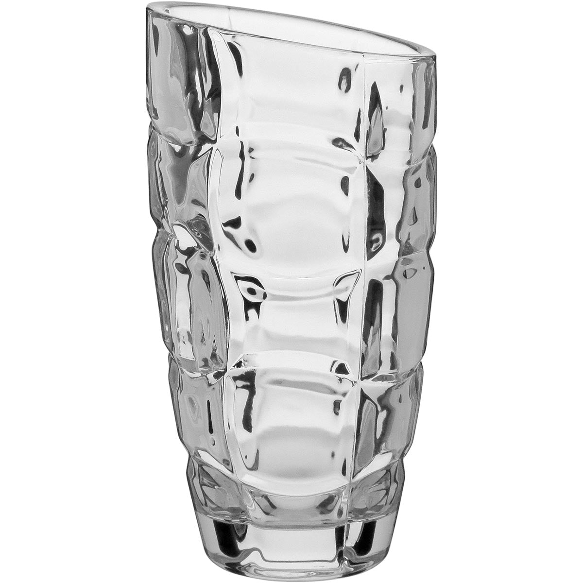 Vaso Vidro 19x9x9cm Transparente