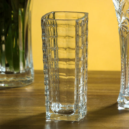 Vaso Vidro 15x6x6cm Transparente