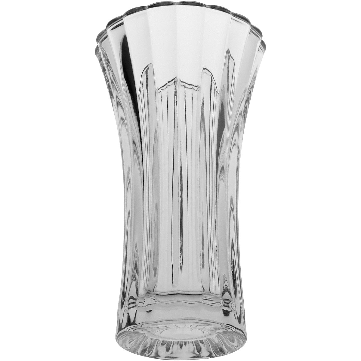 Vaso Vidro 20x11x11cm Transparente