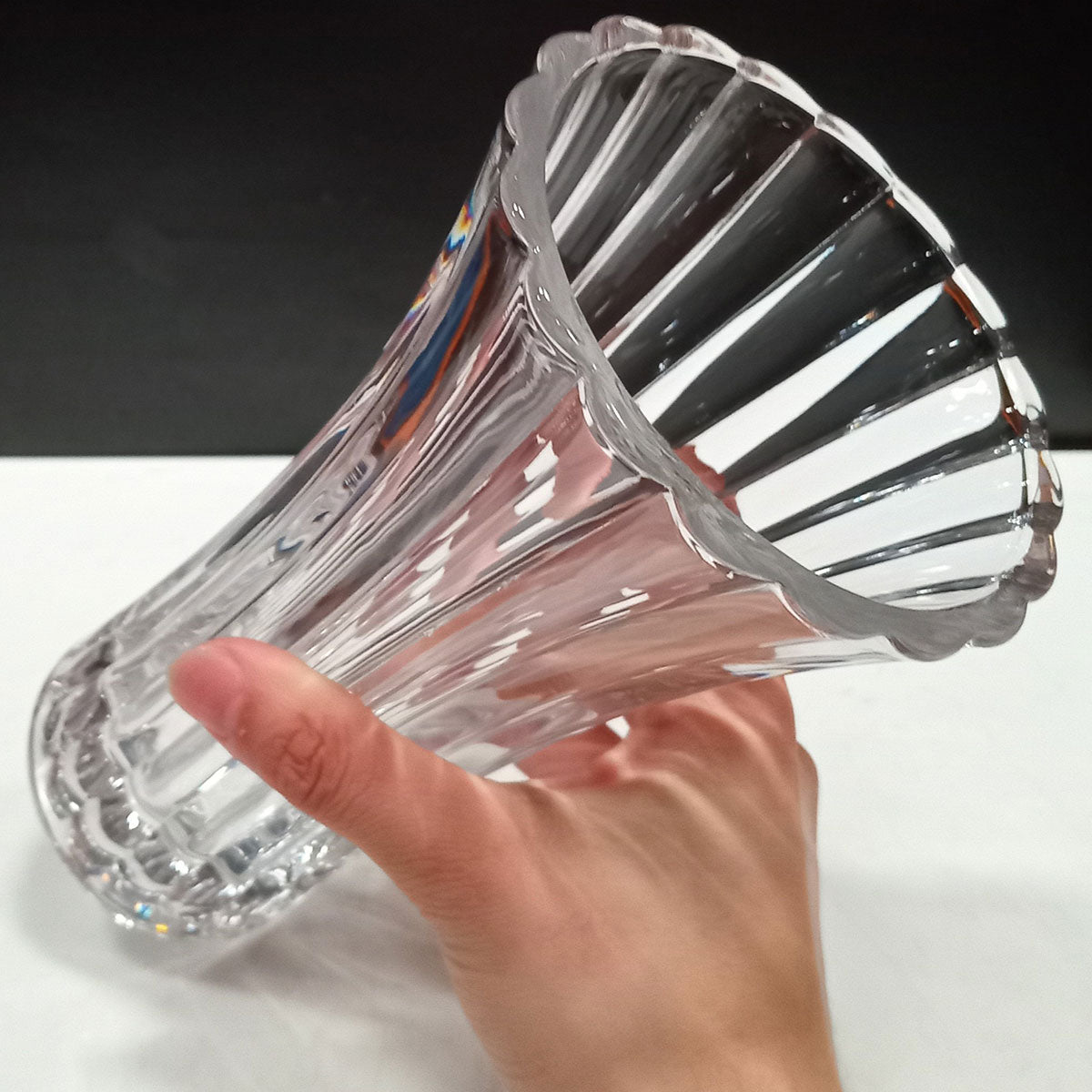 Vaso Vidro 20x11x11cm Transparente