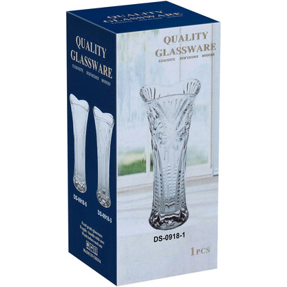 Vaso Vidro 18x8x8cm Transparente