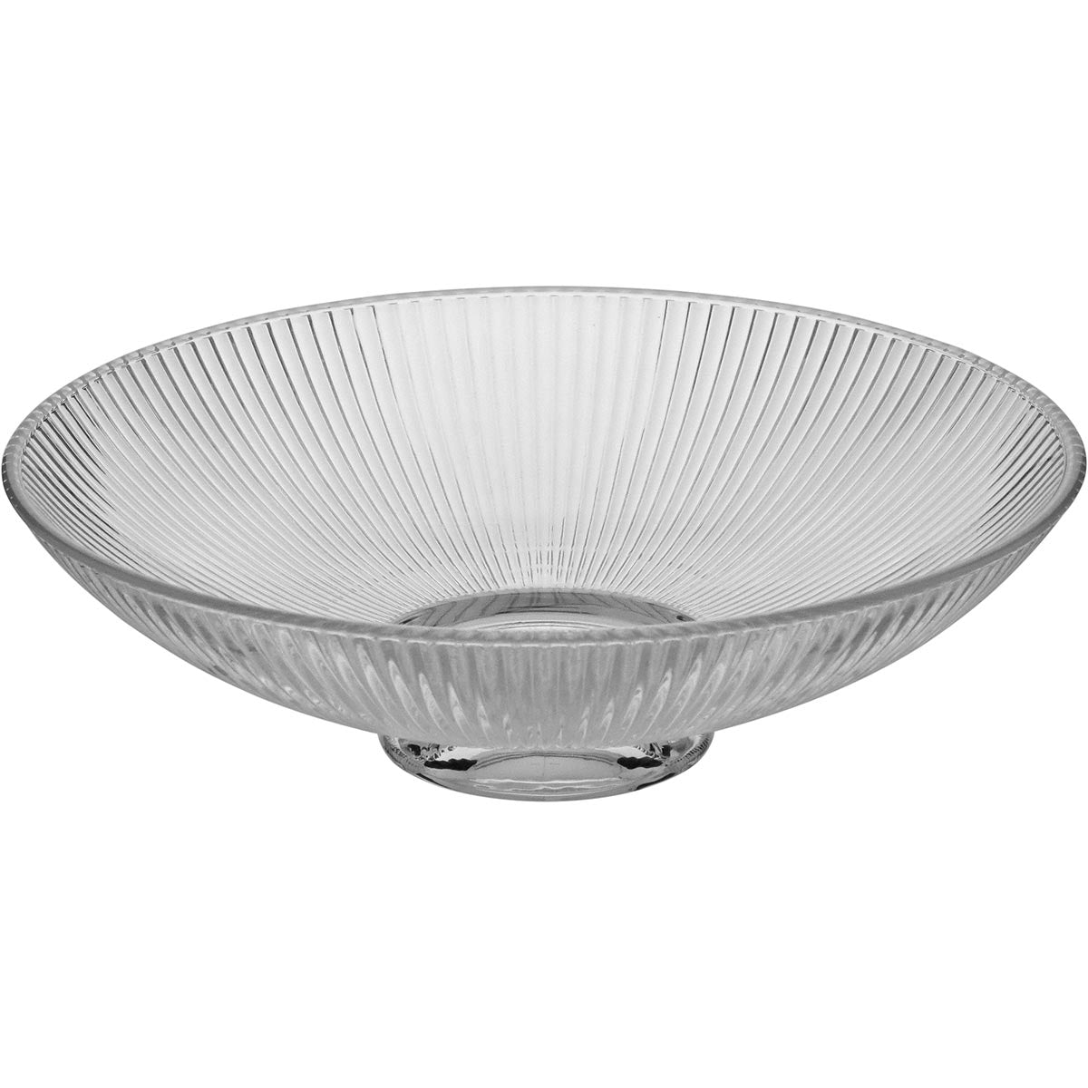 Centro de Mesa Decorativo em Vidro Transparente 25x25cm 7cm altura