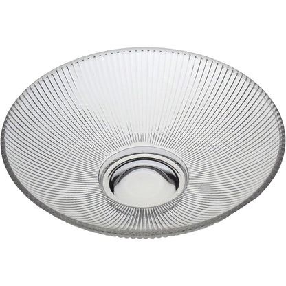 Centro de Mesa Decorativo em Vidro Transparente 25x25cm 7cm altura