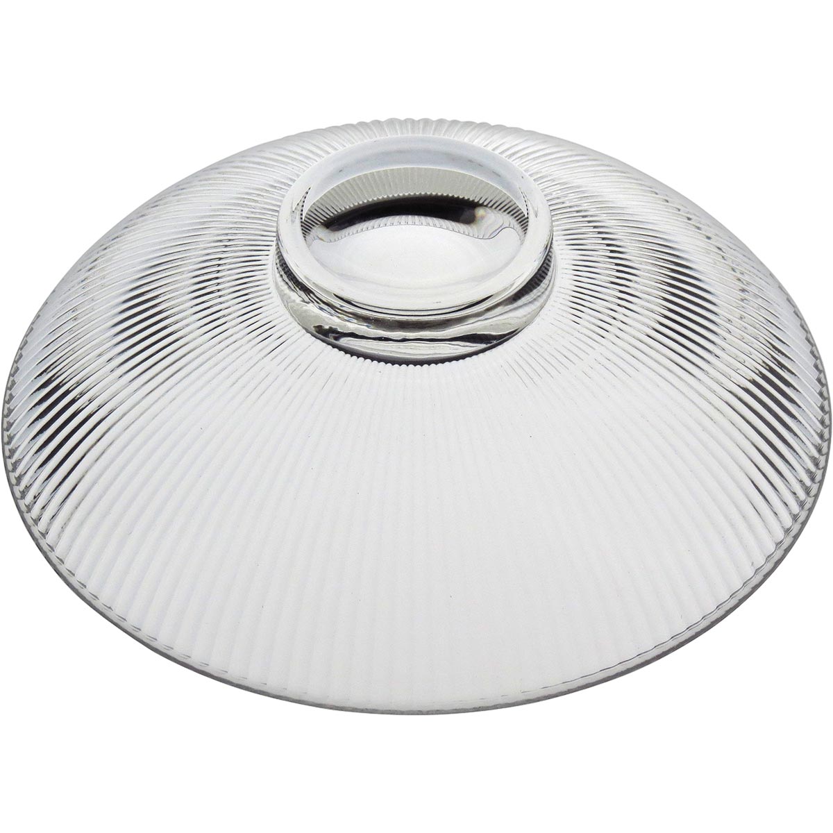 Centro de Mesa Decorativo em Vidro Transparente 25x25cm 7cm altura