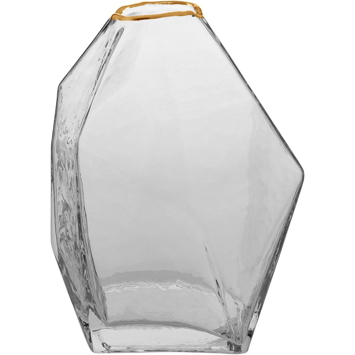 Vaso Vidro 23x17x14cm Transparente
