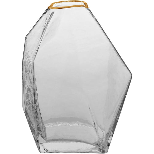 Vaso Vidro 23x17x14cm Transparente