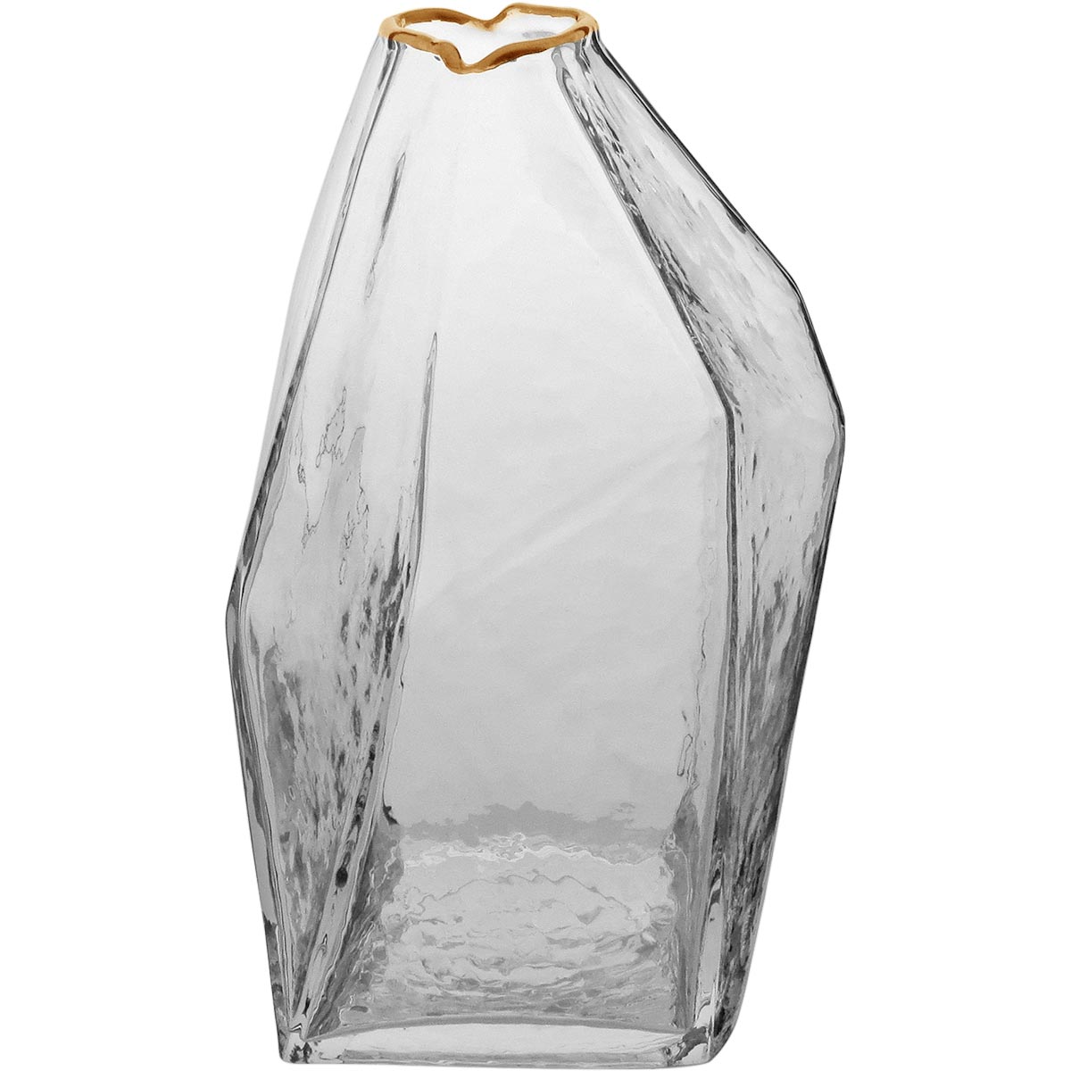 Vaso Vidro 23x17x14cm Transparente