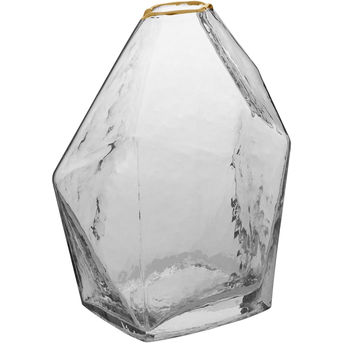 Vaso Vidro 23x17x14cm Transparente