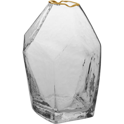 Vaso Vidro 23x17x14cm Transparente