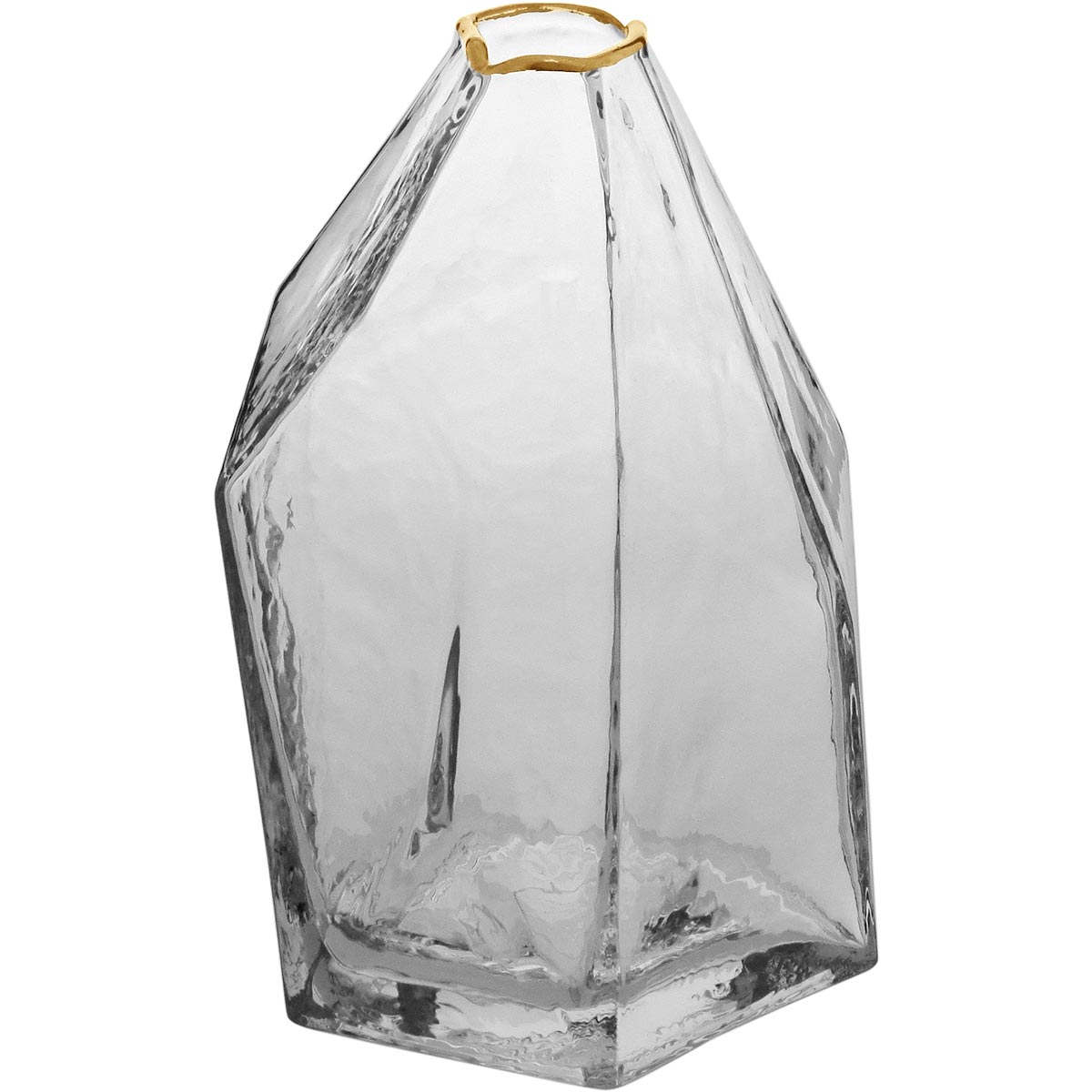 Vaso Vidro 23x17x14cm Transparente