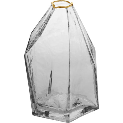 Vaso Vidro 23x17x14cm Transparente