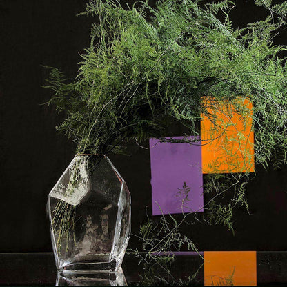 Vaso Vidro 23x17x14cm Transparente