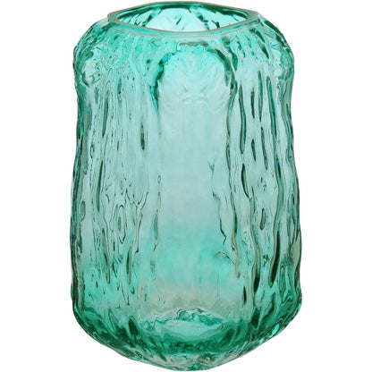 Vaso Vidro 22x13x13cm Verde
