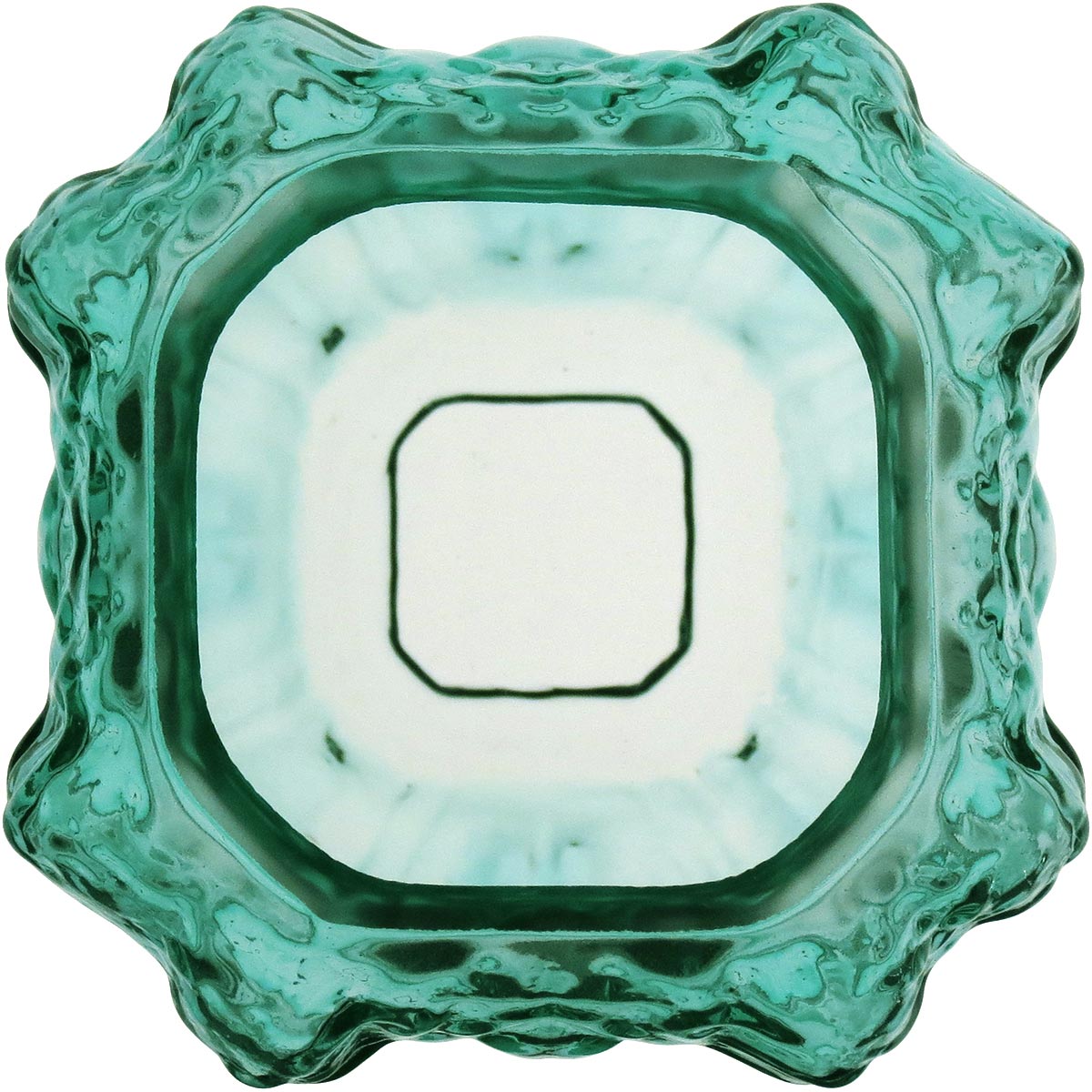 Vaso Vidro 22x13x13cm Verde