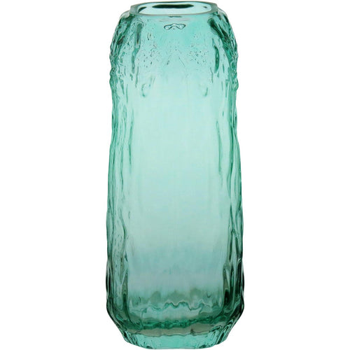 Vaso Vidro 28x12x12cm Verde