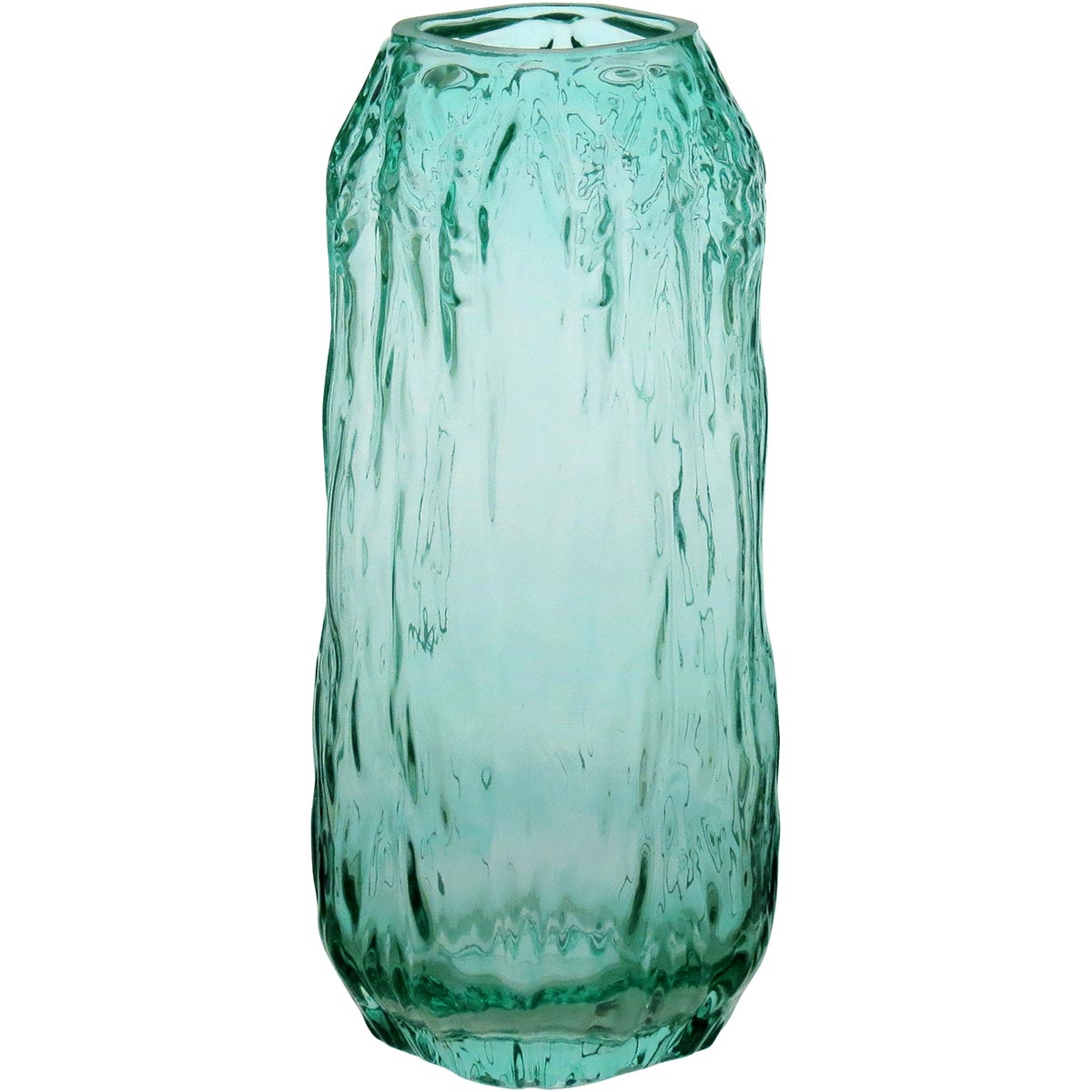 Vaso Vidro 28x12x12cm Verde